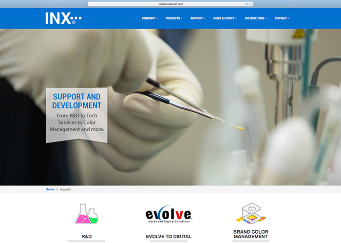 INX International Website